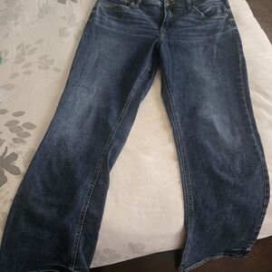 Silver Slim Bootcut Jeans